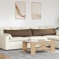 vidaXL Μαξιλάρι Καναπέ 2 τμχ. ύφασμα Καφέ 145 x 40 εκ.