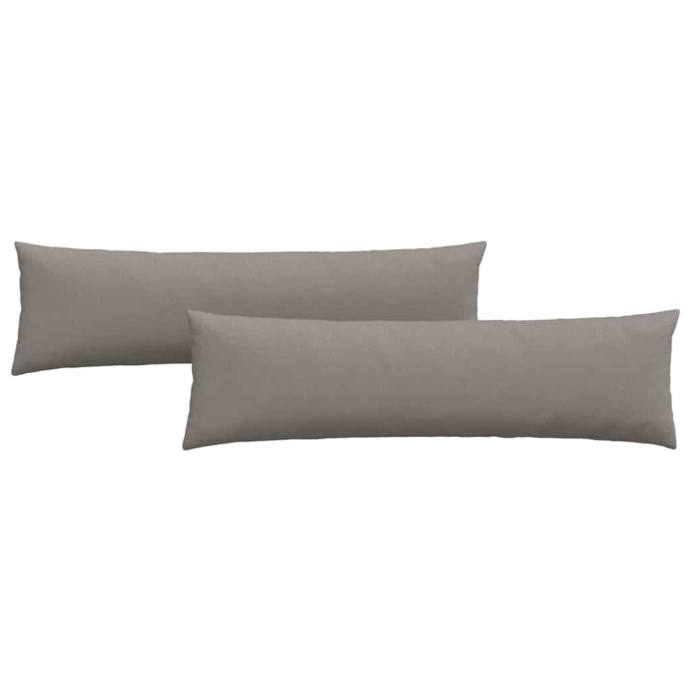 vidaXL Μαξιλάρι Καναπέ 2 τμχ. ύφασμα Taupe 145 x 40 εκ.