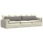 vidaXL Μαξιλάρι Καναπέ 2 τμχ. ύφασμα Taupe 145 x 40 εκ.