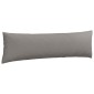 vidaXL Μαξιλάρι Καναπέ 2 τμχ. ύφασμα Taupe 145 x 40 εκ.