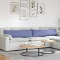 vidaXL Μαξιλάρι Καναπέ 2 τμχ. ύφασμα Μπλε τζην 145 x 40 εκ.