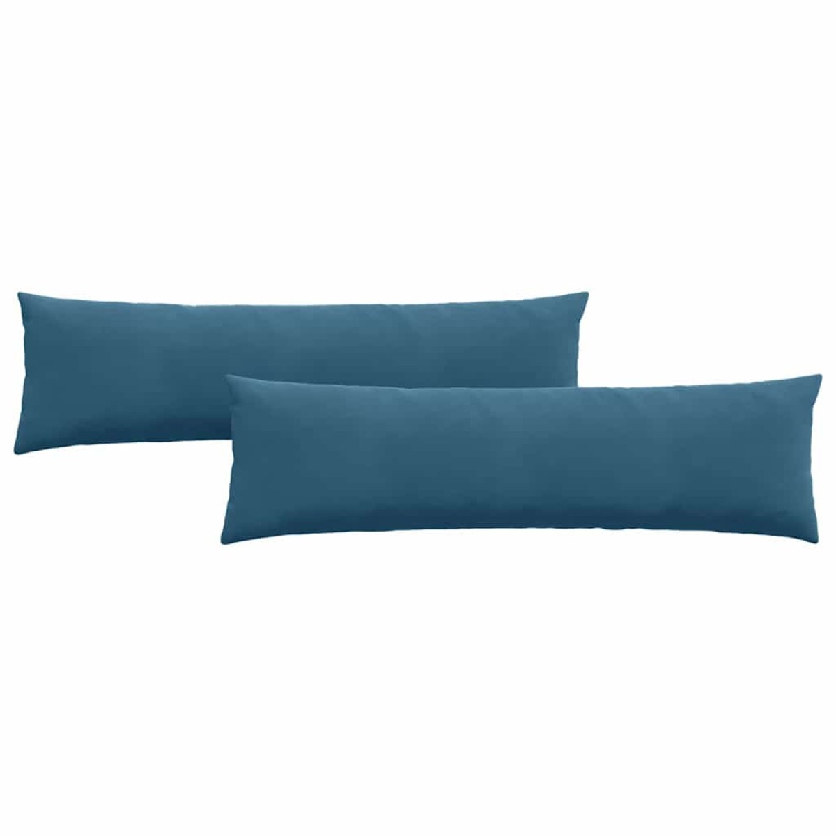 vidaXL Μαξιλάρι Καναπέ 2 pcs Μπλε 145 x 40 εκ. Υφασμάτινο Κορντουρά