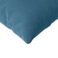 vidaXL Μαξιλάρι Καναπέ 2 pcs Μπλε 145 x 40 εκ. Υφασμάτινο Κορντουρά