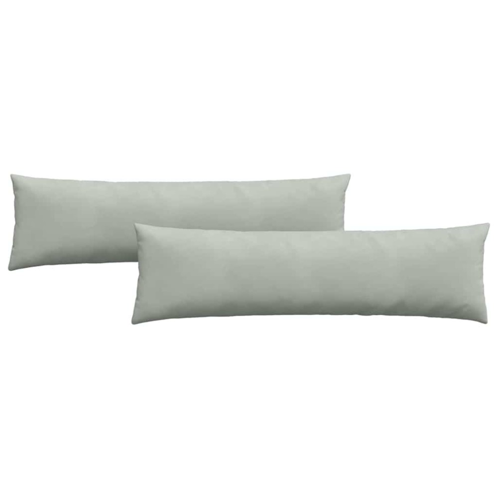 vidaXL Μαξιλάρι Καναπέ 2 pcs Ανοιχτό γκρι 145 x 40 εκ.
