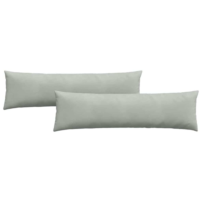 vidaXL Μαξιλάρι Καναπέ 2 pcs Ανοιχτό γκρι 145 x 40 εκ.