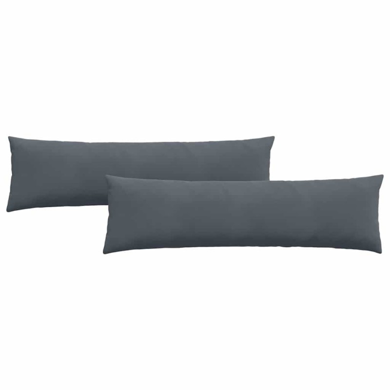 vidaXL Μαξιλάρι Καναπέ 2 pcs Σκούρο Γκρι 145 x 40 εκ.