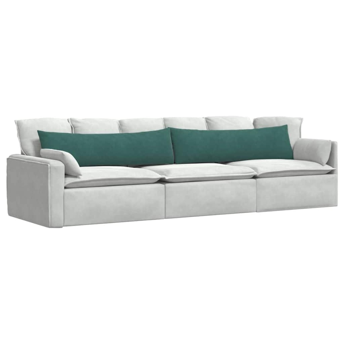 vidaXL Μαξιλάρι Καναπέ 2 pcs Σκούρο Πράσινο 145 x 40 εκ.