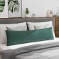 vidaXL Μαξιλάρι Καναπέ 2 pcs Σκούρο Πράσινο 145 x 40 εκ.