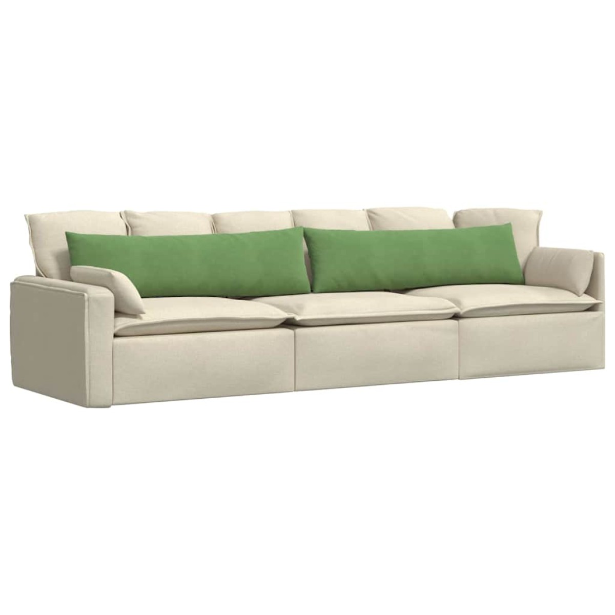 vidaXL Μαξιλάρι Καναπέ 2 pcs Ανοιχτό πράσινο 145 x 40 εκ.