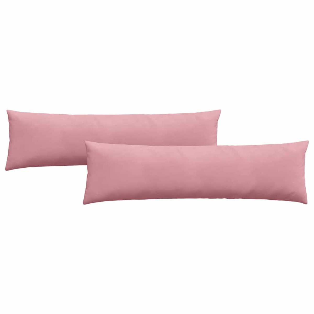 vidaXL Μαξιλάρι Καναπέ 2 pcs Ροζ 145 x 40 εκ. Υφασμάτινο Κορντουρά