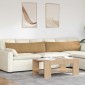 vidaXL Μαξιλάρι Καναπέ 2 pcs Καφέ 145 x 40 εκ. Υφασμάτινο Κορντουρά