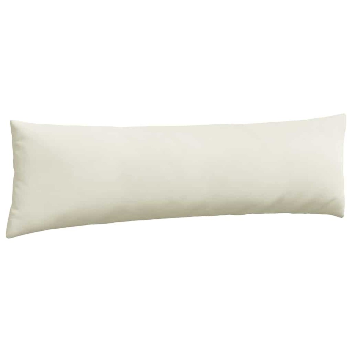 vidaXL Μαξιλάρι Καναπέ 2 pcs Κρεμ 145 x 40 εκ. Υφασμάτινο Κορντουρά