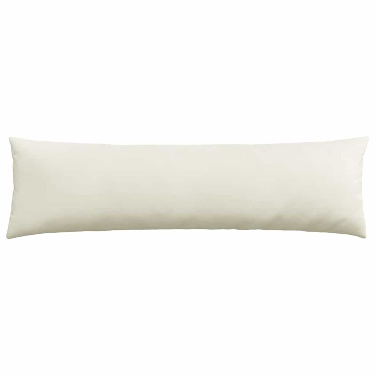 vidaXL Μαξιλάρι Καναπέ 2 pcs Κρεμ 145 x 40 εκ. Υφασμάτινο Κορντουρά