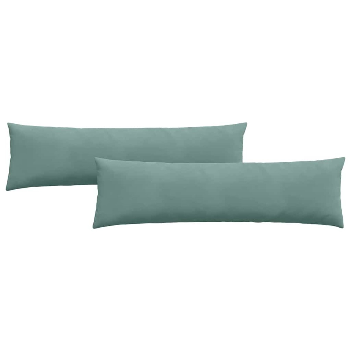 vidaXL Μαξιλάρι Καναπέ 2 pcs Θαλασσί 145 x 40 εκ. Υφασμάτινο Κορντουρά
