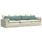 vidaXL Μαξιλάρι Καναπέ 2 pcs Θαλασσί 145 x 40 εκ. Υφασμάτινο Κορντουρά