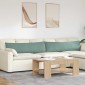 vidaXL Μαξιλάρι Καναπέ 2 pcs Θαλασσί 145 x 40 εκ. Υφασμάτινο Κορντουρά