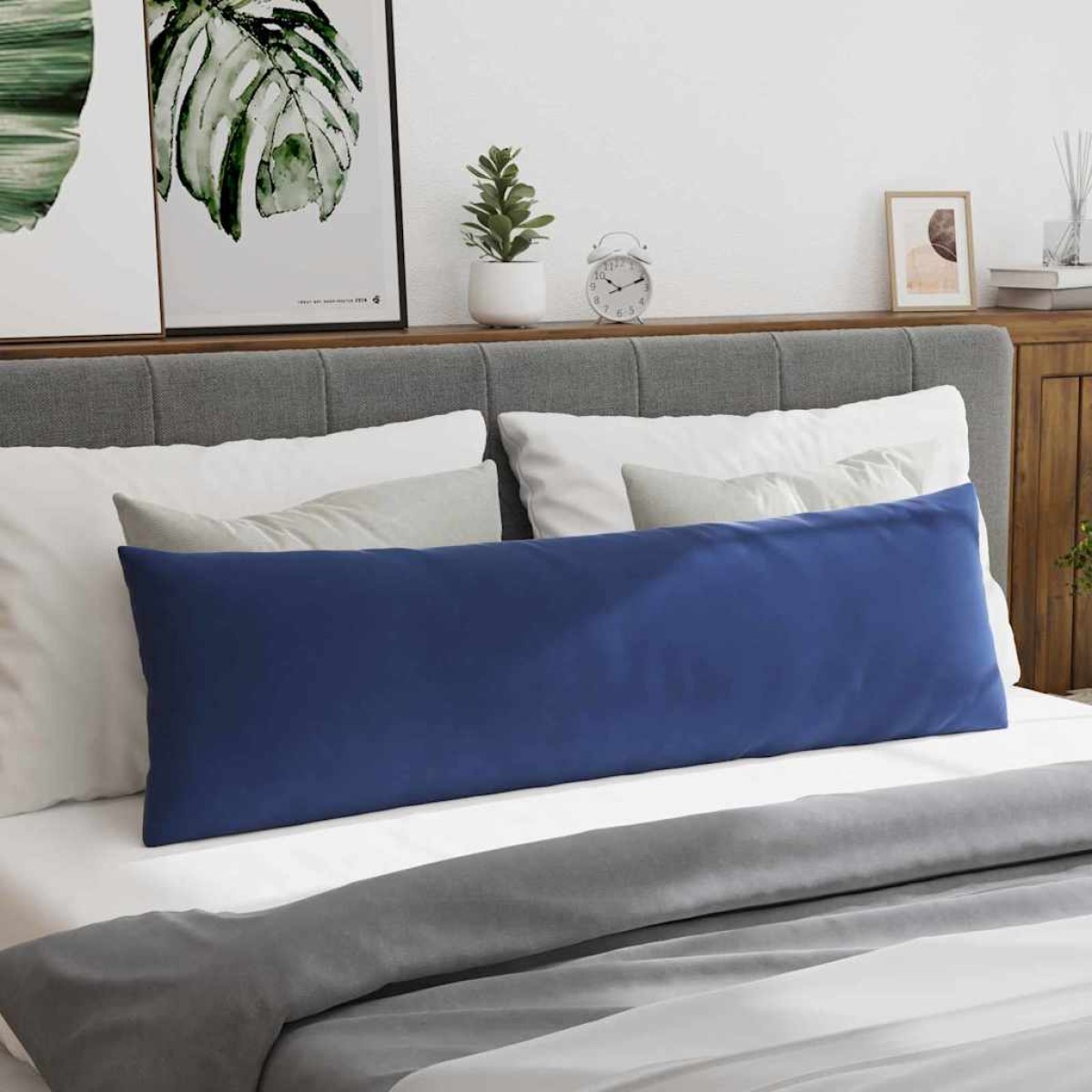 vidaXL Μαξιλάρι Καναπέ 2 pcs Μπλε Αστυνομίας 145 x 40 εκ.