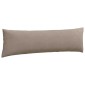 vidaXL Μαξιλάρι Καναπέ 2 pcs Taupe 145 x 40 εκ. ύφασμα