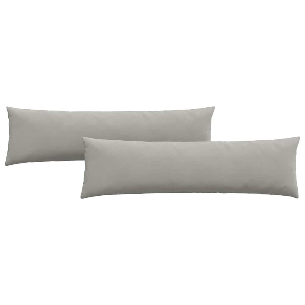 vidaXL Μαξιλάρι Καναπέ 2 pcs Ανοιχτό γκρι 145 x 40 εκ. ύφασμα
