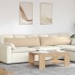 vidaXL Μαξιλάρι Καναπέ 2 pcs Κρεμ 145 x 40 εκ. ύφασμα