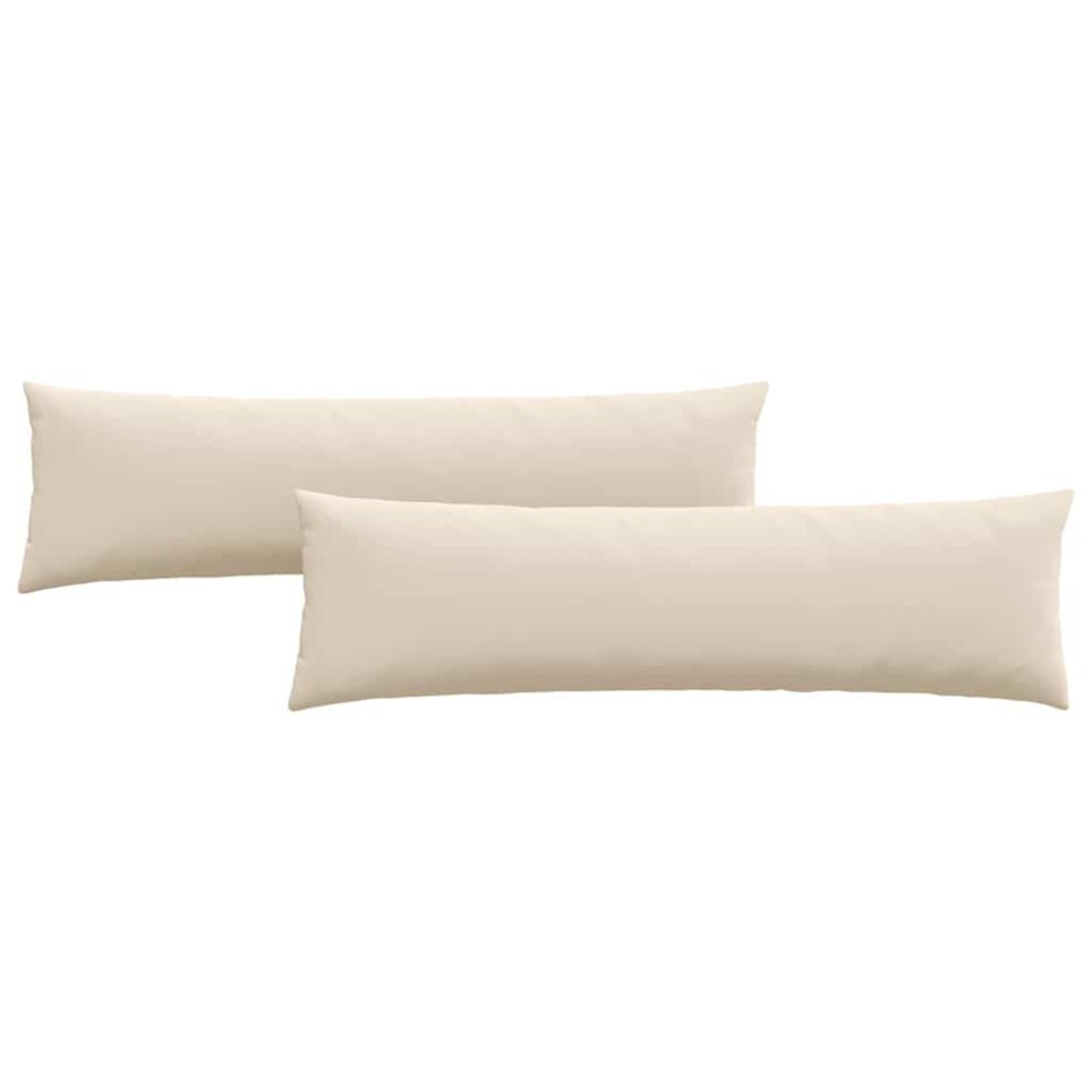 vidaXL Μαξιλάρι Καναπέ 2 pcs Μπεζ 145 x 40 εκ. ύφασμα