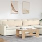vidaXL Μαξιλάρι Καναπέ 2 pcs Μπεζ 145 x 40 εκ. ύφασμα
