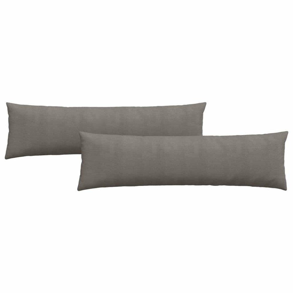 vidaXL Μαξιλάρι Καναπέ 2 pcs Ανοιχτό γκρι 145 x 40 εκ.