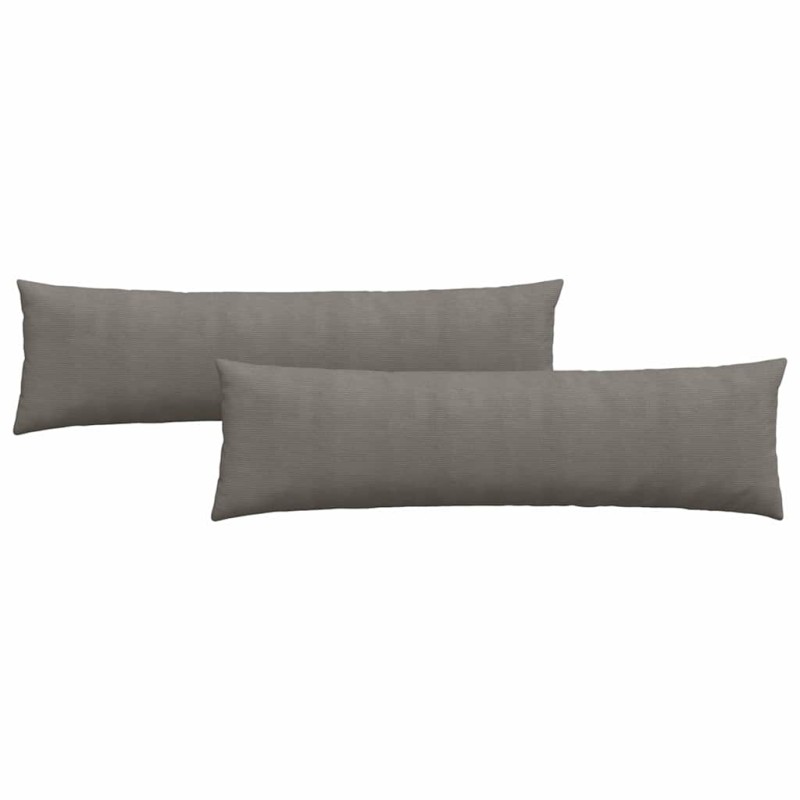 vidaXL Μαξιλάρι Καναπέ 2 pcs Ανοιχτό γκρι 145 x 40 εκ.