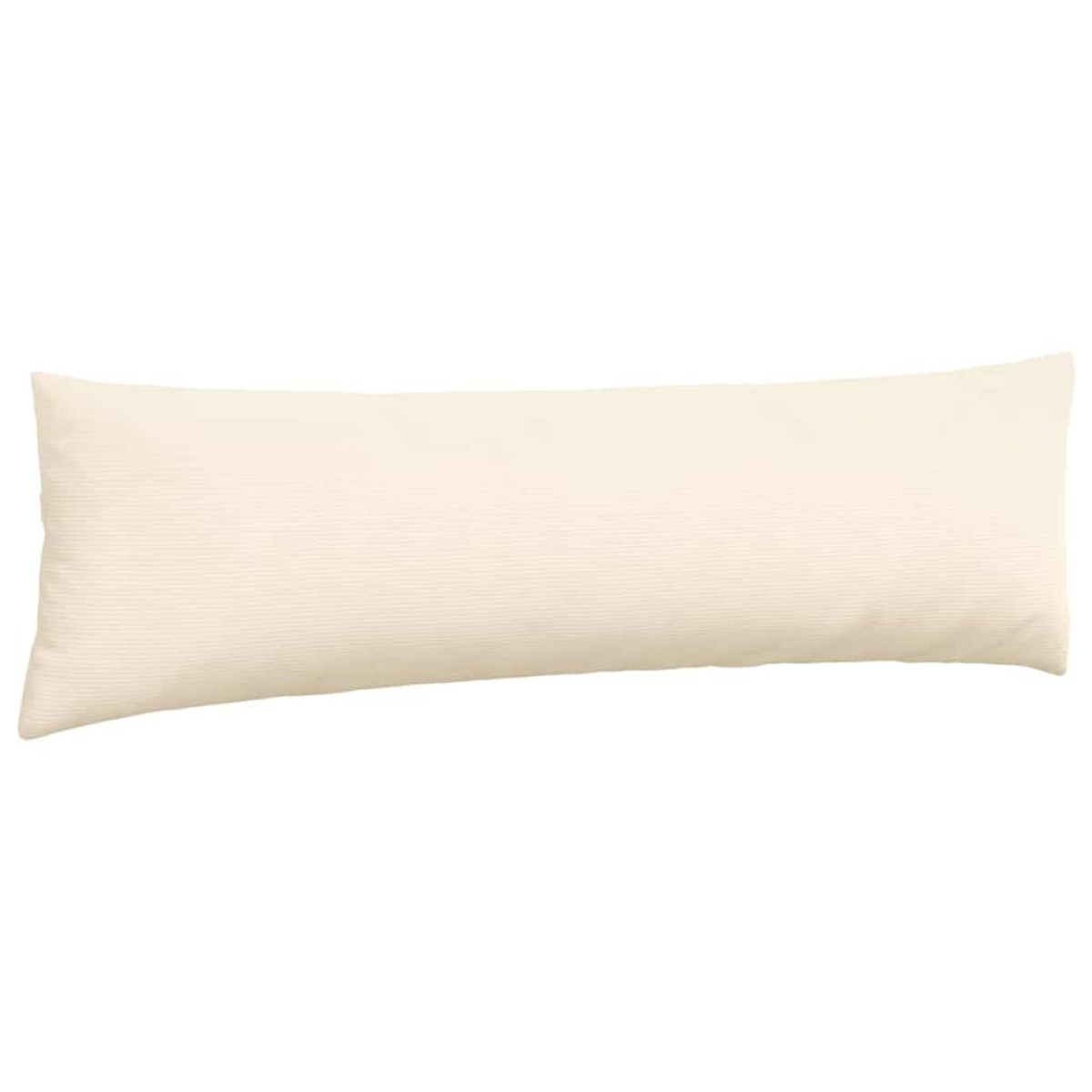vidaXL Μαξιλάρι Καναπέ 2 pcs Κρεμ 145 x 40 εκ. Υφασμάτινο Κορντουρά