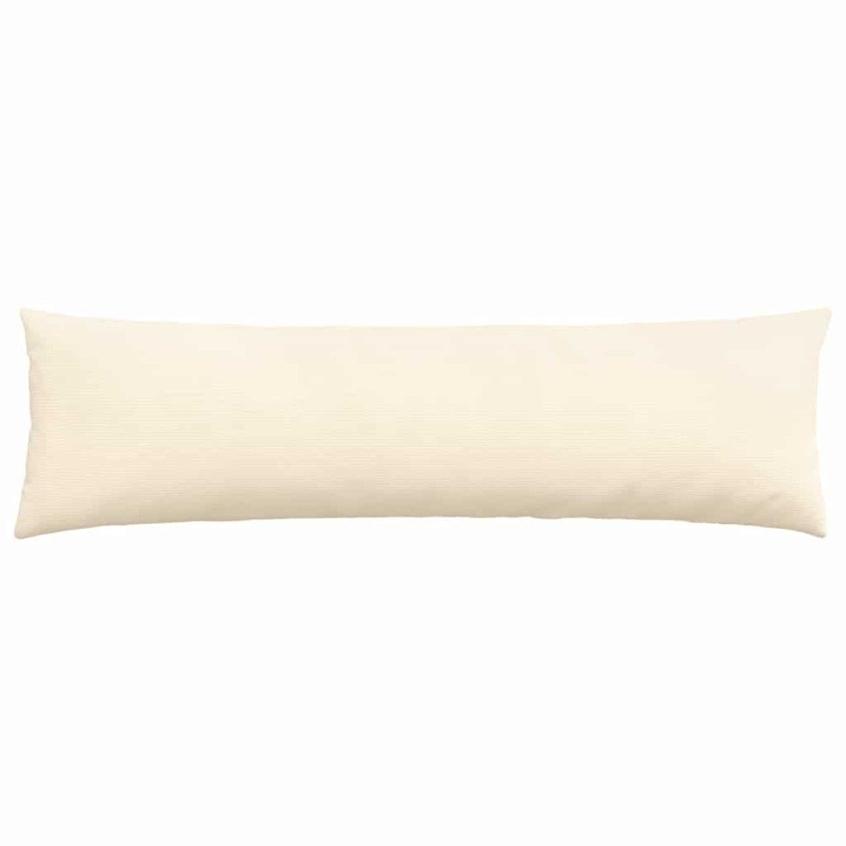 vidaXL Μαξιλάρι Καναπέ 2 pcs Κρεμ 145 x 40 εκ. Υφασμάτινο Κορντουρά