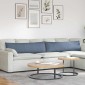 vidaXL Μαξιλάρι Καναπέ 2 pcs Μπλε 145 x 40 εκ. Υφασμάτινο Κορντουρά