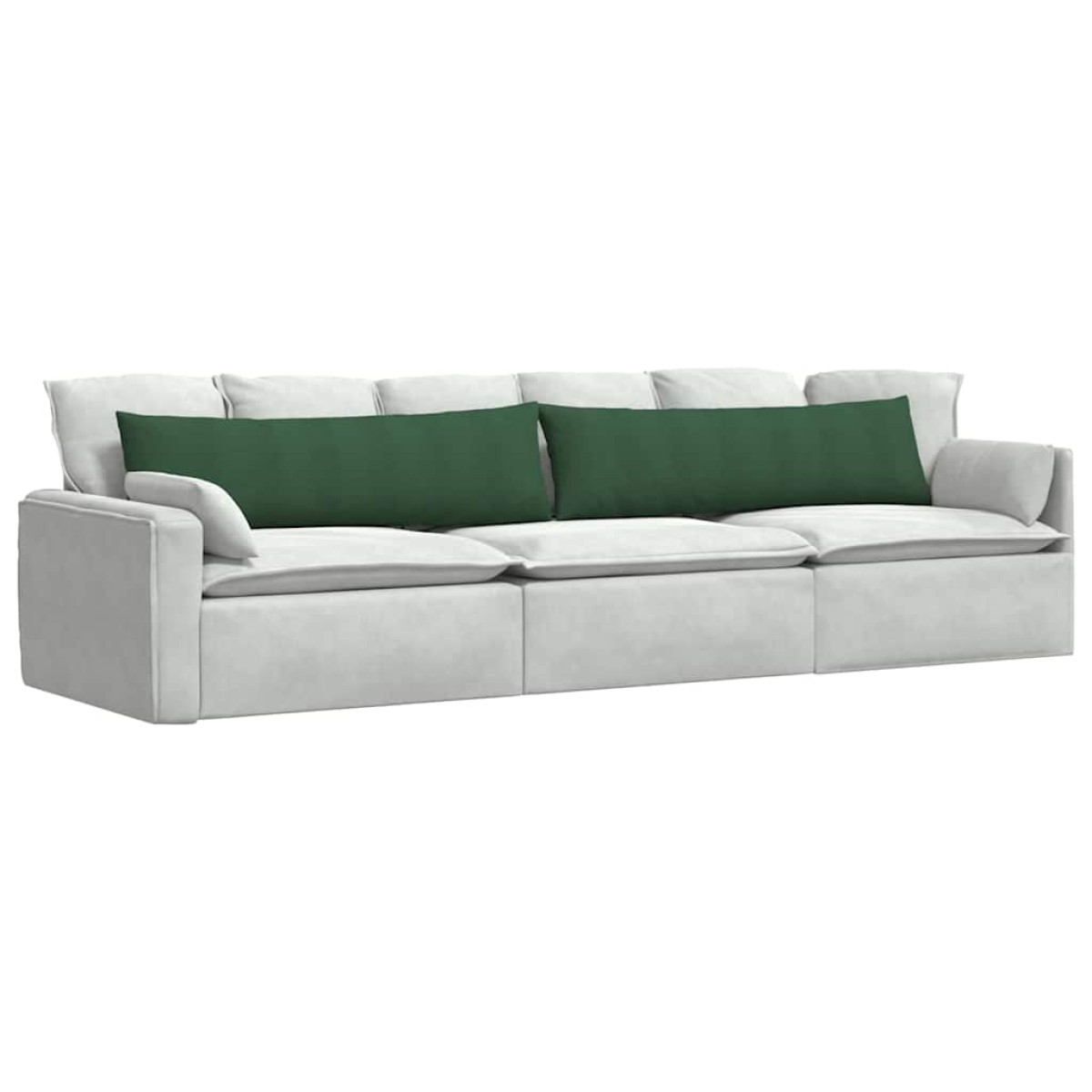 vidaXL Μαξιλάρι Καναπέ 2 pcs Σκούρο Πράσινο 145 x 40 εκ.