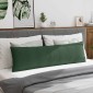 vidaXL Μαξιλάρι Καναπέ 2 pcs Σκούρο Πράσινο 145 x 40 εκ.