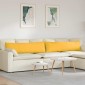 vidaXL Μαξιλάρι Καναπέ 2 pcs Απαλό Κίτρινο 145 x 40 εκ.