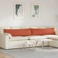 vidaXL Μαξιλάρι Καναπέ 2 pcs Κόκκινο Πορτοκαλί 145 x 40 εκ.