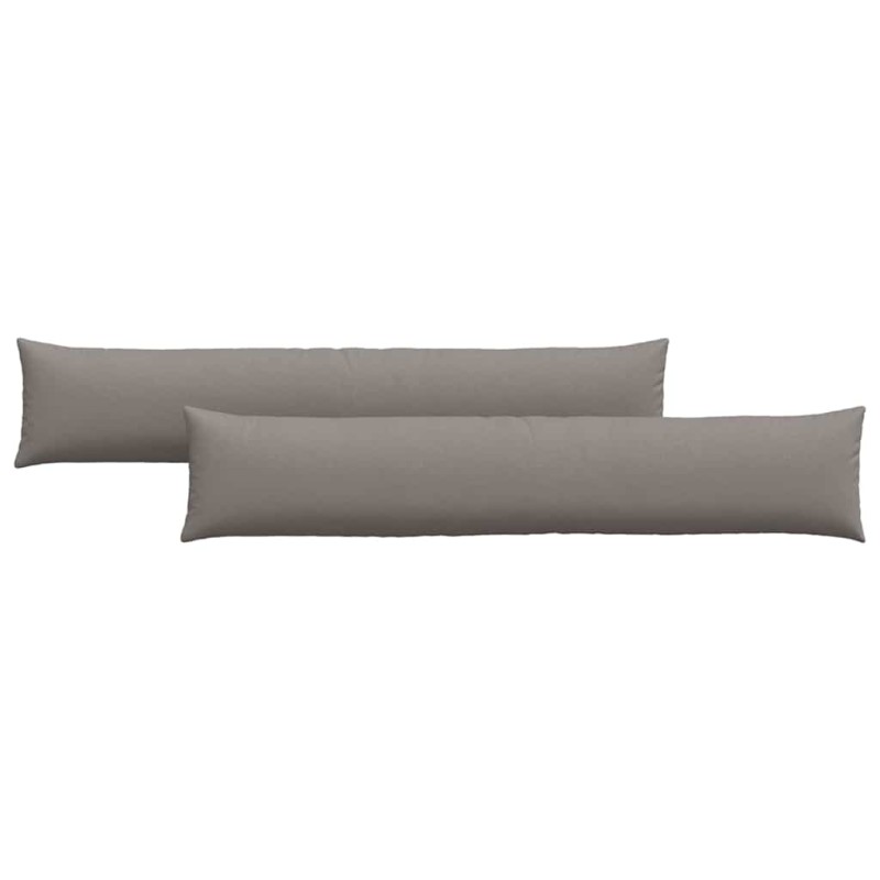 vidaXL Μαξιλάρι Καναπέ 2 τμχ. ύφασμα Taupe 200 x 40 εκ.