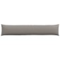 vidaXL Μαξιλάρι Καναπέ 2 τμχ. ύφασμα Taupe 200 x 40 εκ.