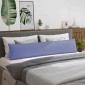 vidaXL Μαξιλάρι Καναπέ 2 τμχ. ύφασμα Μπλε τζην 200 x 40 εκ.