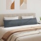 vidaXL Μαξιλάρι Καναπέ 2 pcs Σκούρο Γκρι 200 x 40 εκ.