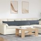 vidaXL Μαξιλάρι Καναπέ 2 pcs Σκούρο Γκρι 200 x 40 εκ.