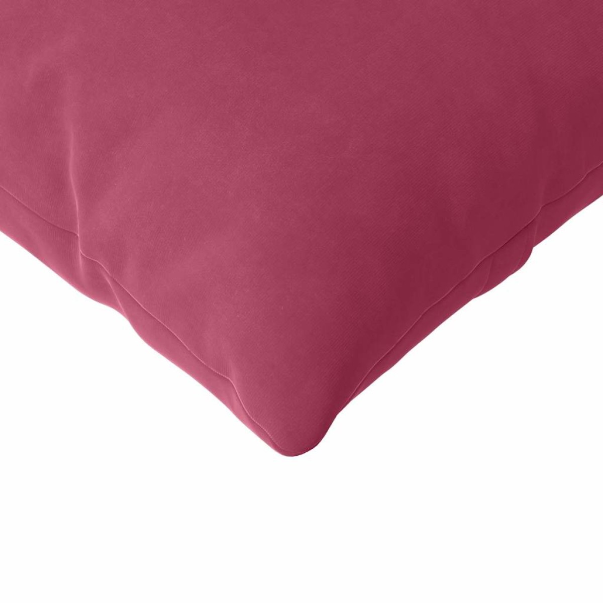 vidaXL Μαξιλάρι Καναπέ 2 pcs Κόκκινο 200 x 40 εκ. Υφασμάτινο Κορντουρά
