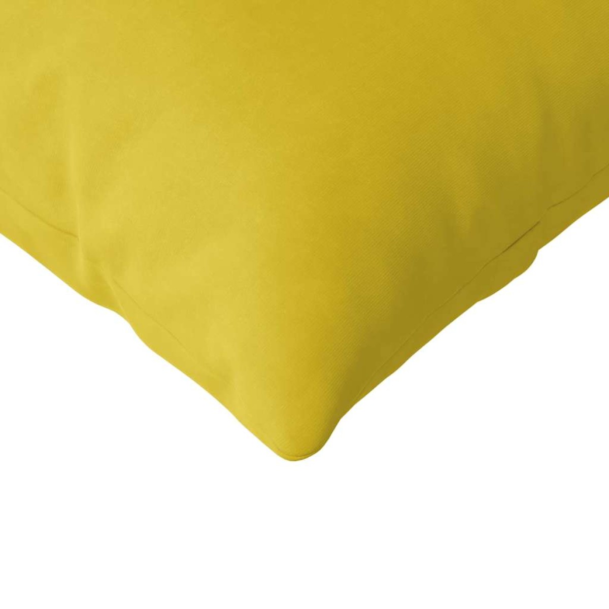 vidaXL Μαξιλάρι Καναπέ 2 pcs Κίτρινο 200 x 40 εκ. Υφασμάτινο Κορντουρά
