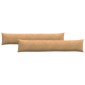 vidaXL Μαξιλάρι Καναπέ 2 pcs Καφέ 200 x 40 εκ. Υφασμάτινο Κορντουρά