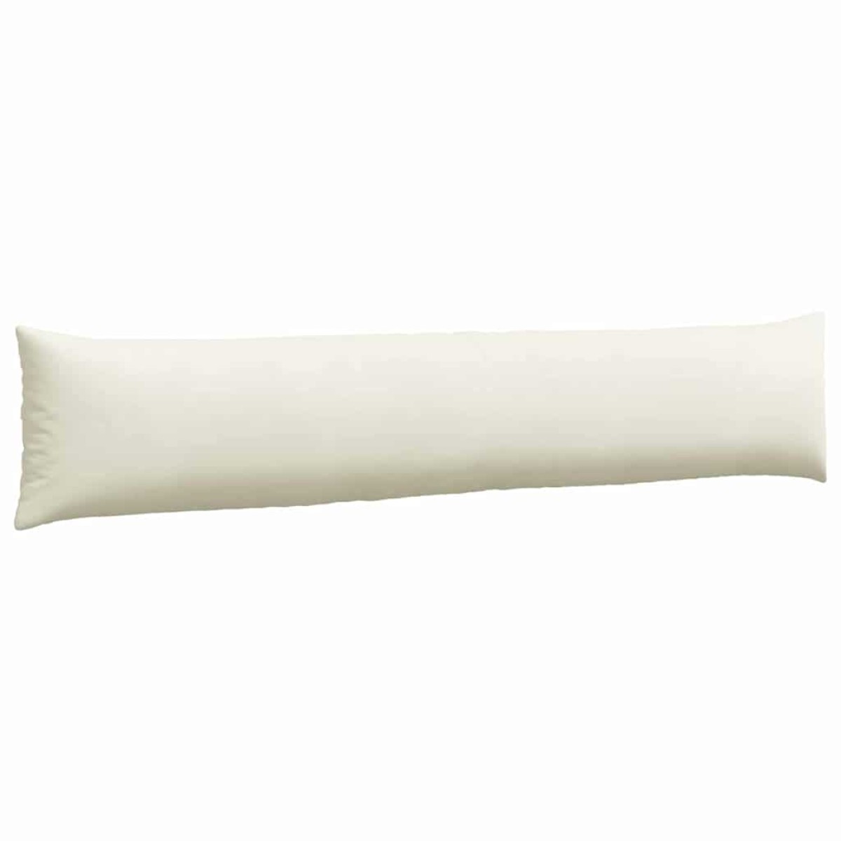 vidaXL Μαξιλάρι Καναπέ 2 pcs Κρεμ 200 x 40 εκ. Υφασμάτινο Κορντουρά