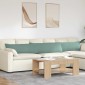 vidaXL Μαξιλάρι Καναπέ 2 pcs Θαλασσί 200 x 40 εκ. Υφασμάτινο Κορντουρά