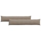 vidaXL Μαξιλάρι Καναπέ 2 pcs Taupe 200 x 40 εκ. ύφασμα