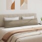 vidaXL Μαξιλάρι Καναπέ 2 pcs Taupe 200 x 40 εκ. ύφασμα