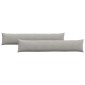 vidaXL Μαξιλάρι Καναπέ 2 pcs Ανοιχτό γκρι 200 x 40 εκ. ύφασμα
