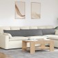 vidaXL Μαξιλάρι Καναπέ 2 pcs Σκούρο Γκρι 200 x 40 εκ. ύφασμα