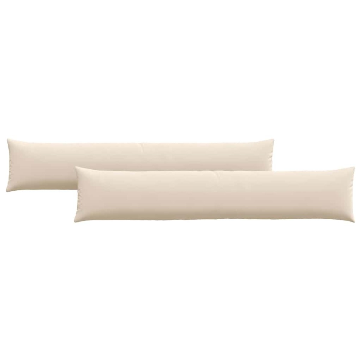 vidaXL Μαξιλάρι Καναπέ 2 pcs Μπεζ 200 x 40 εκ. ύφασμα